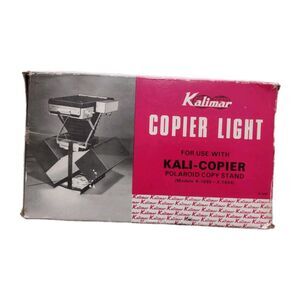 VINTAGE Kalimar Copier Light Use With Polaroid Copy Stand K-1695-K1698